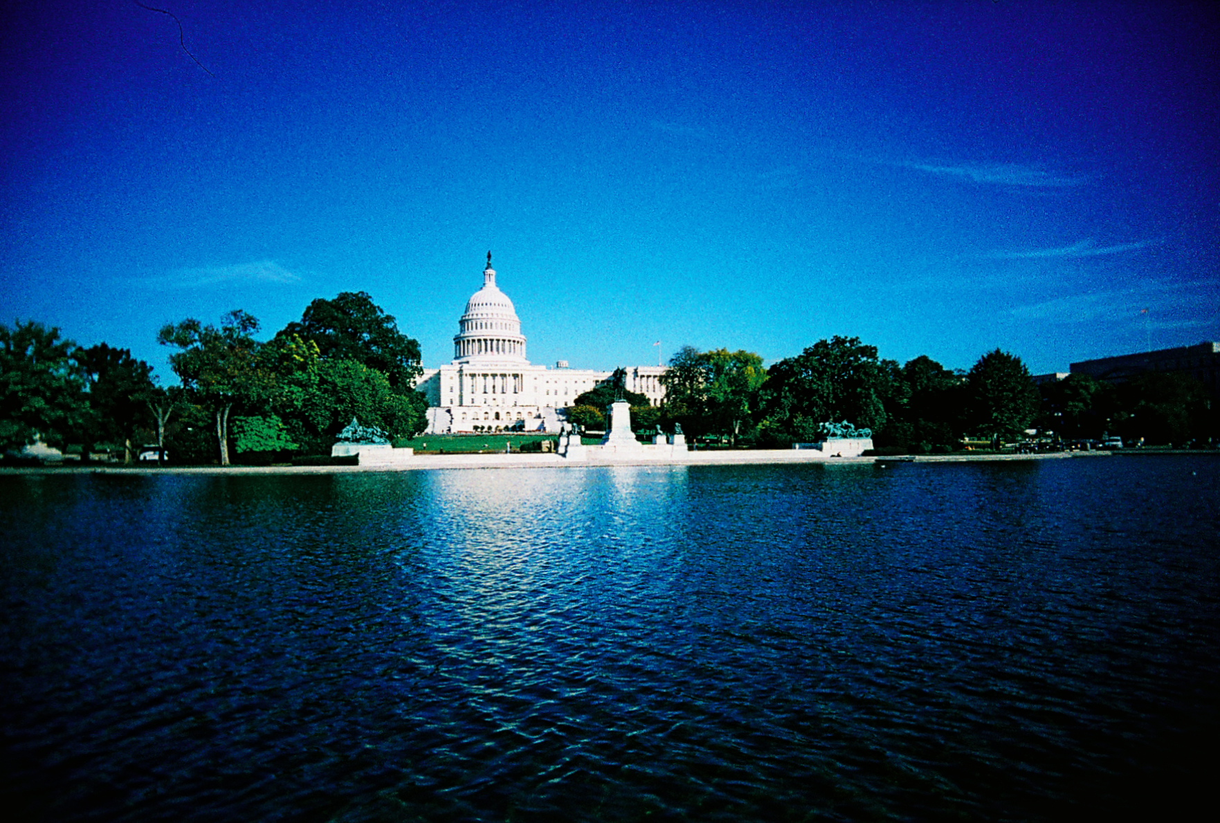 U.S. capitol from afar