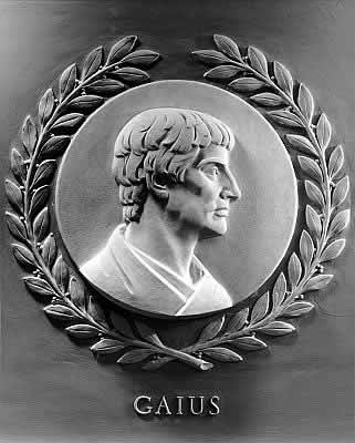 Gaius bas relief in the U.S. House of Representatives chamber