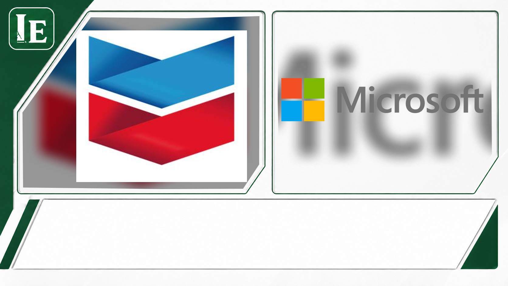 Chevron and Microsoft featured editorial graphic