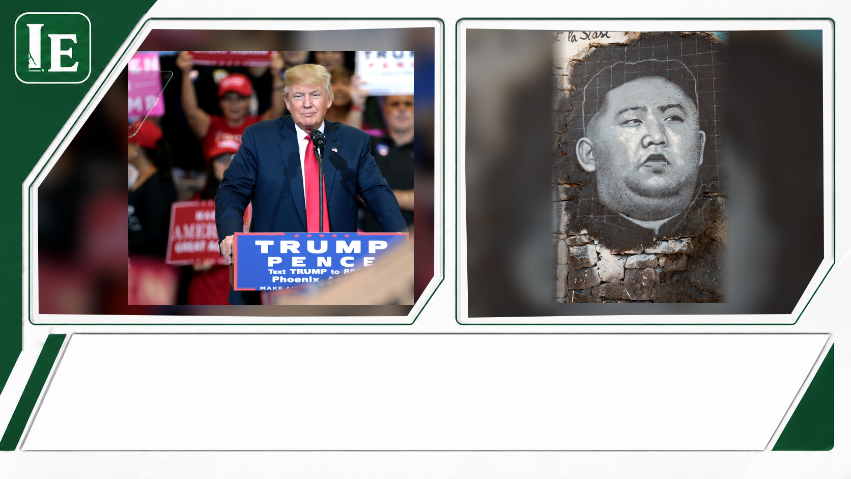 Donald Trump and Kim Jong Un featured editorial graphic