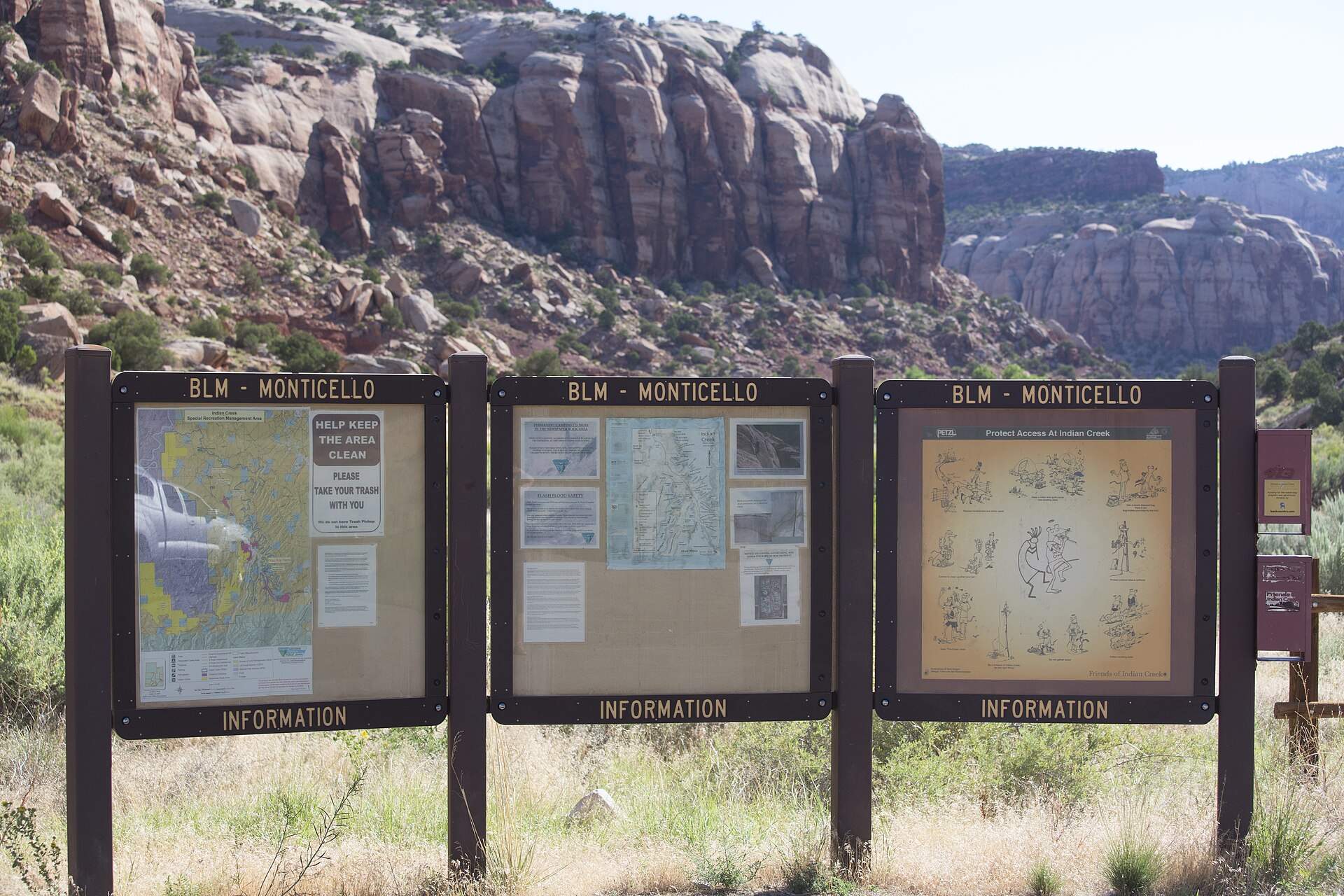 Bears Ears National Monument Donnelly Canyon Kiosk (33036722012)