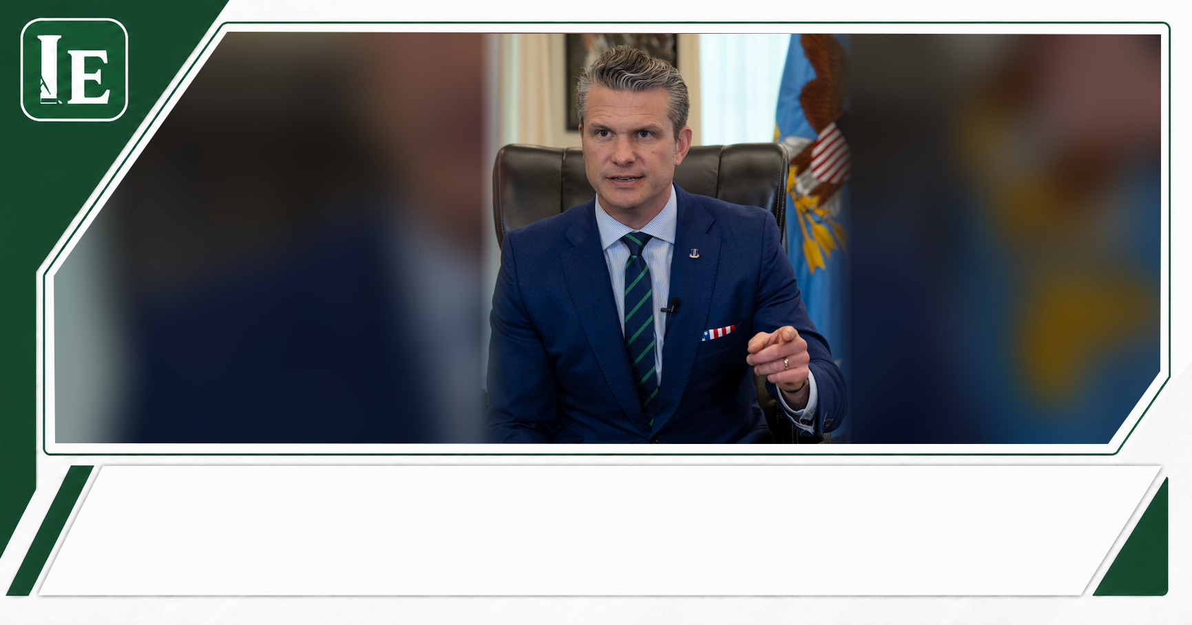 Pete Hegseth featured editorial graphic
