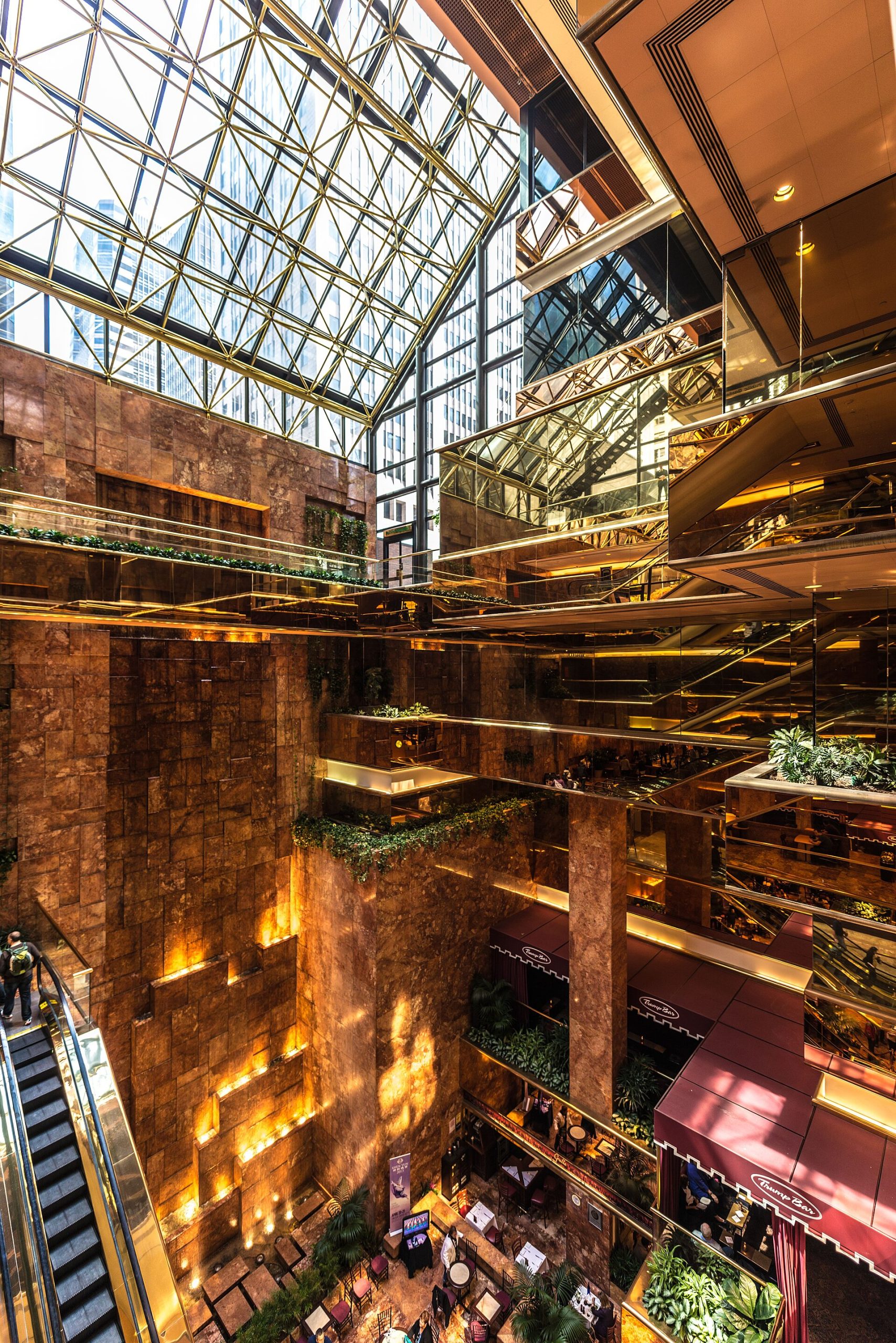 Trump Tower the atrium