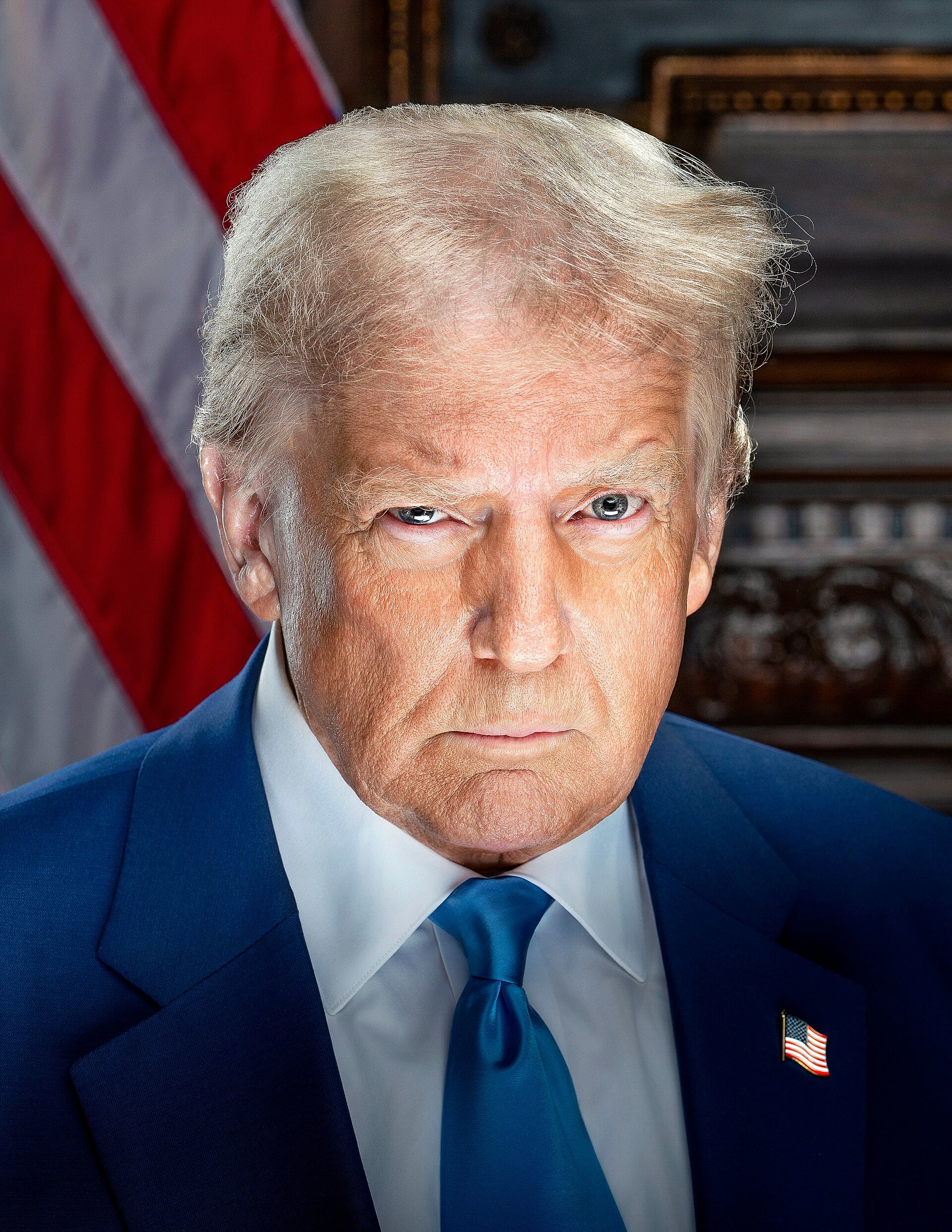 January 2025 Official Presidential Portrait of Donald J. Trump