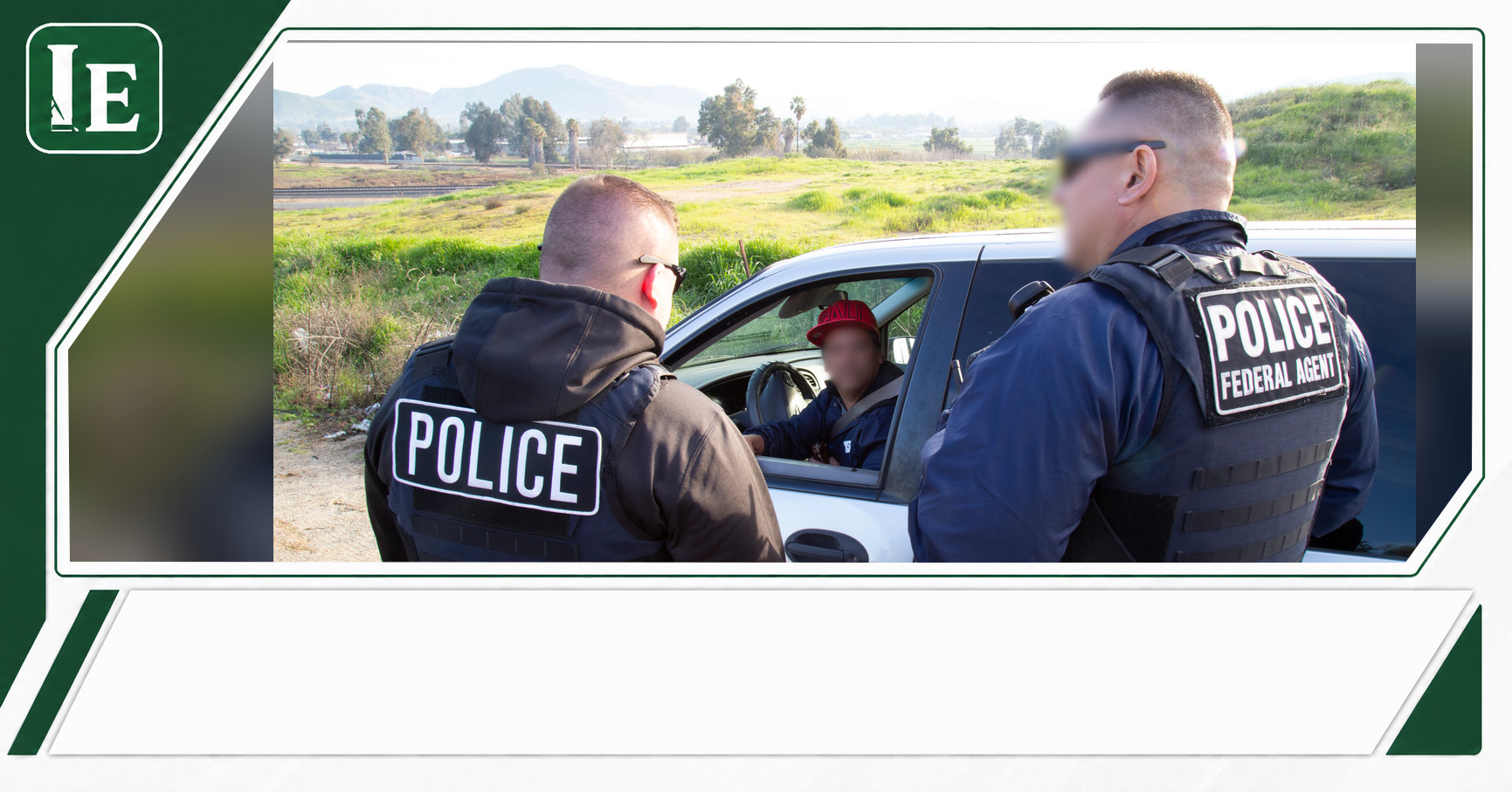 U.S. Immigration and Customs Enforcement featured editorial graphic