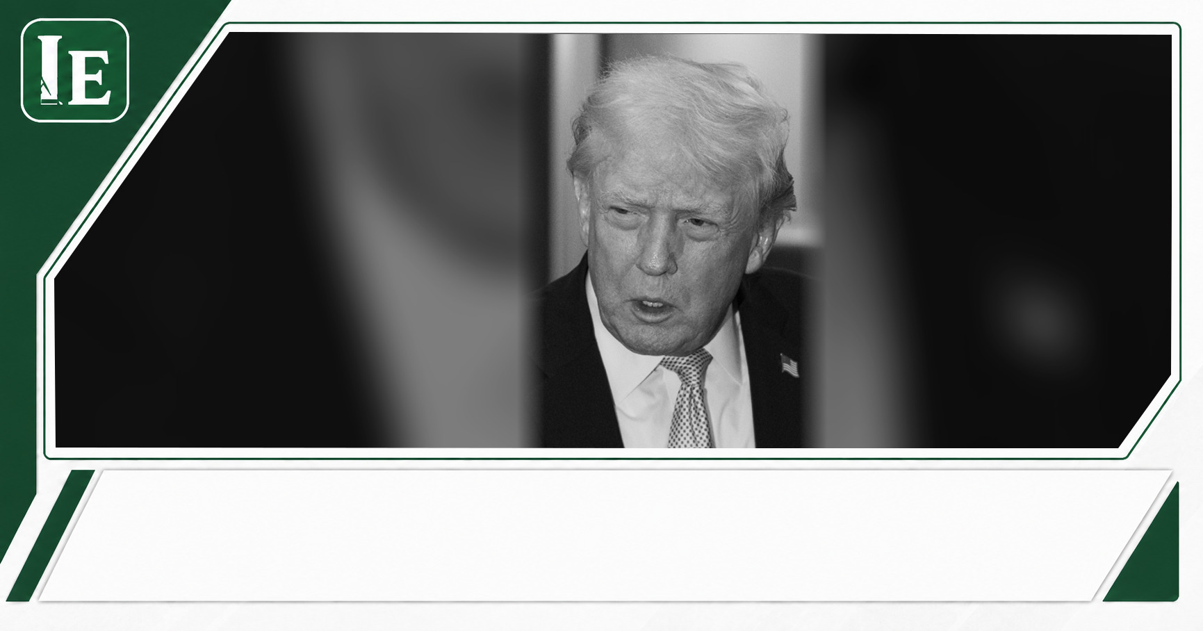 Donald Trump featured editorial graphic