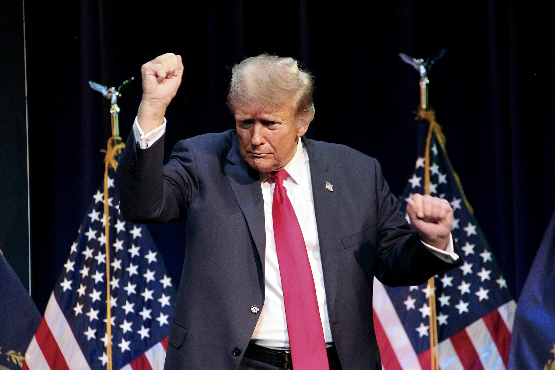 Former President Donald Trump Holds Campaign Rally In Rochester, New Hampshire (53481453138)