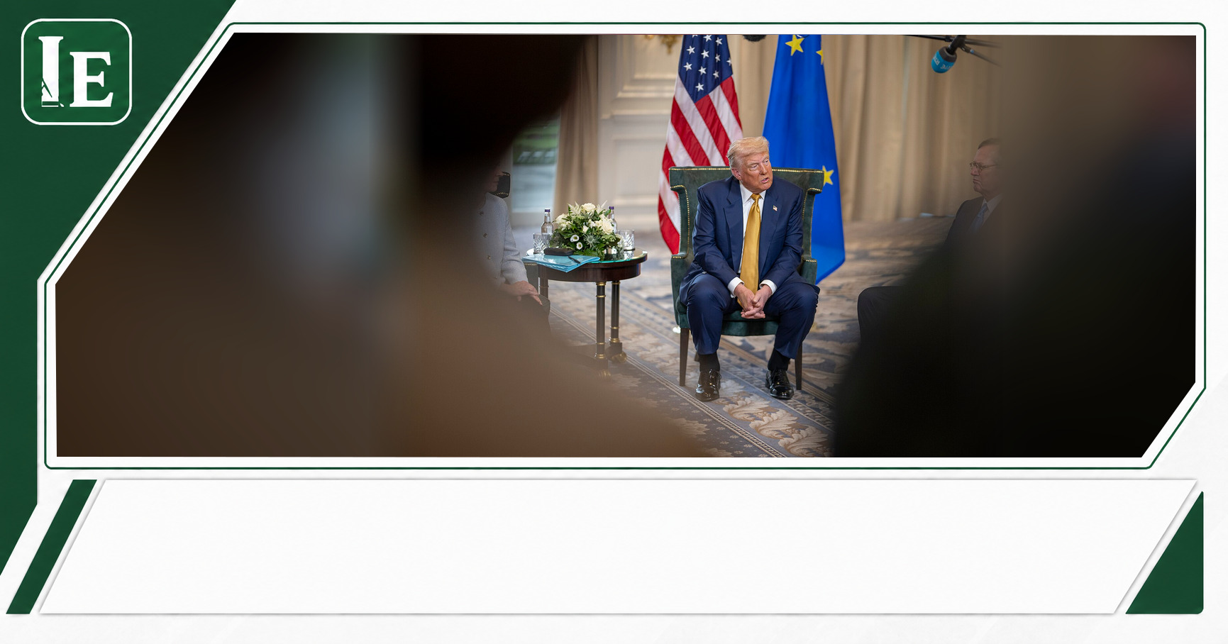 Donald Trump featured editorial graphic