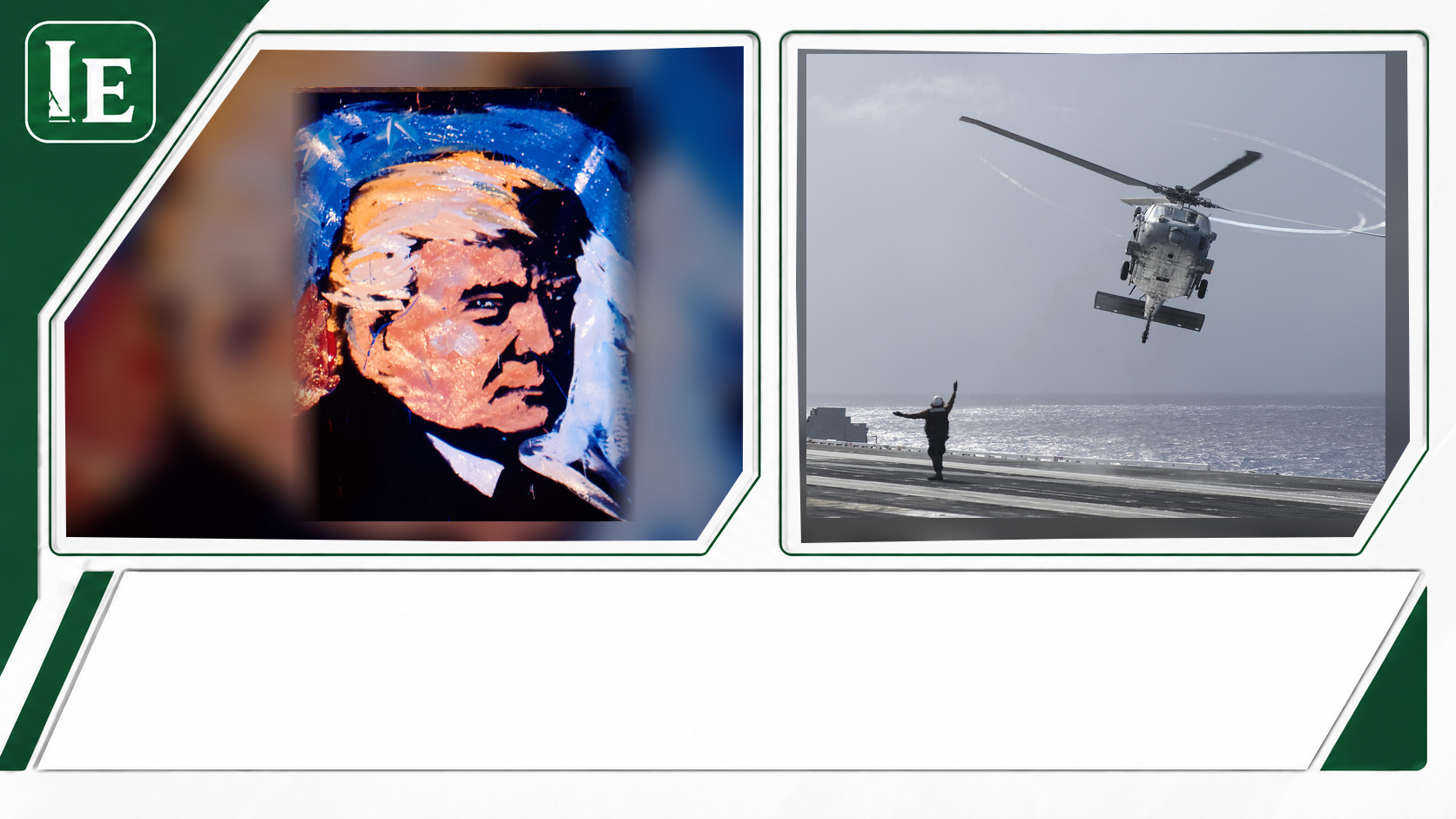 Donald Trump and United States Navy featured editorial graphic