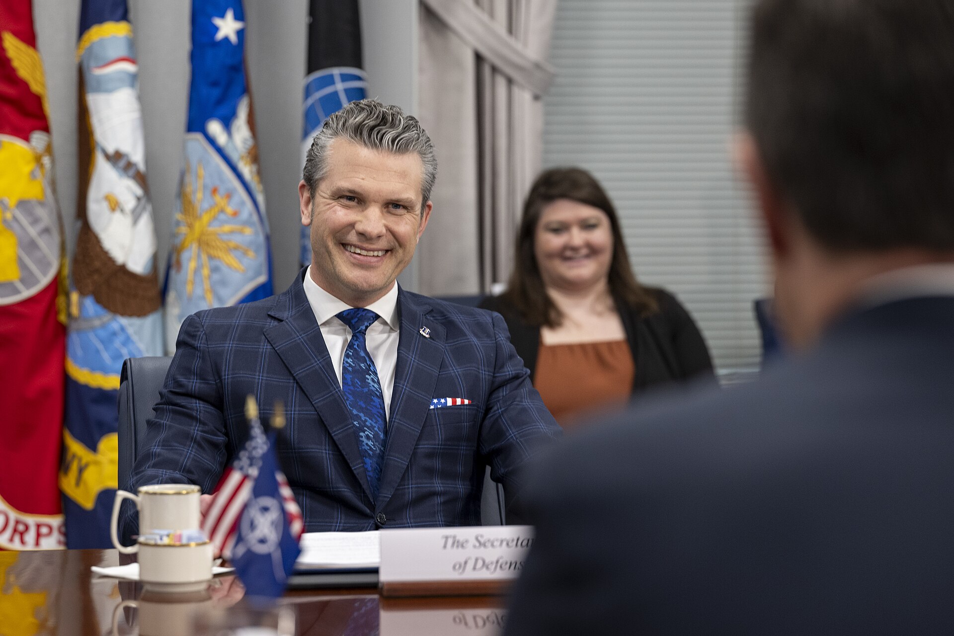 Pete Hegseth hosts NATO Secretary General Mark Rutte at the Pentagon, USA on April 24, 2025 3