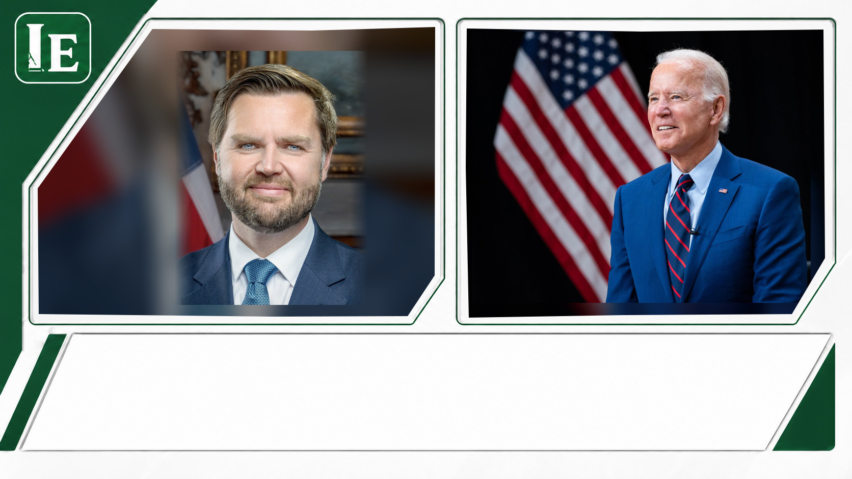 JD Vance and Joe Biden featured editorial graphic