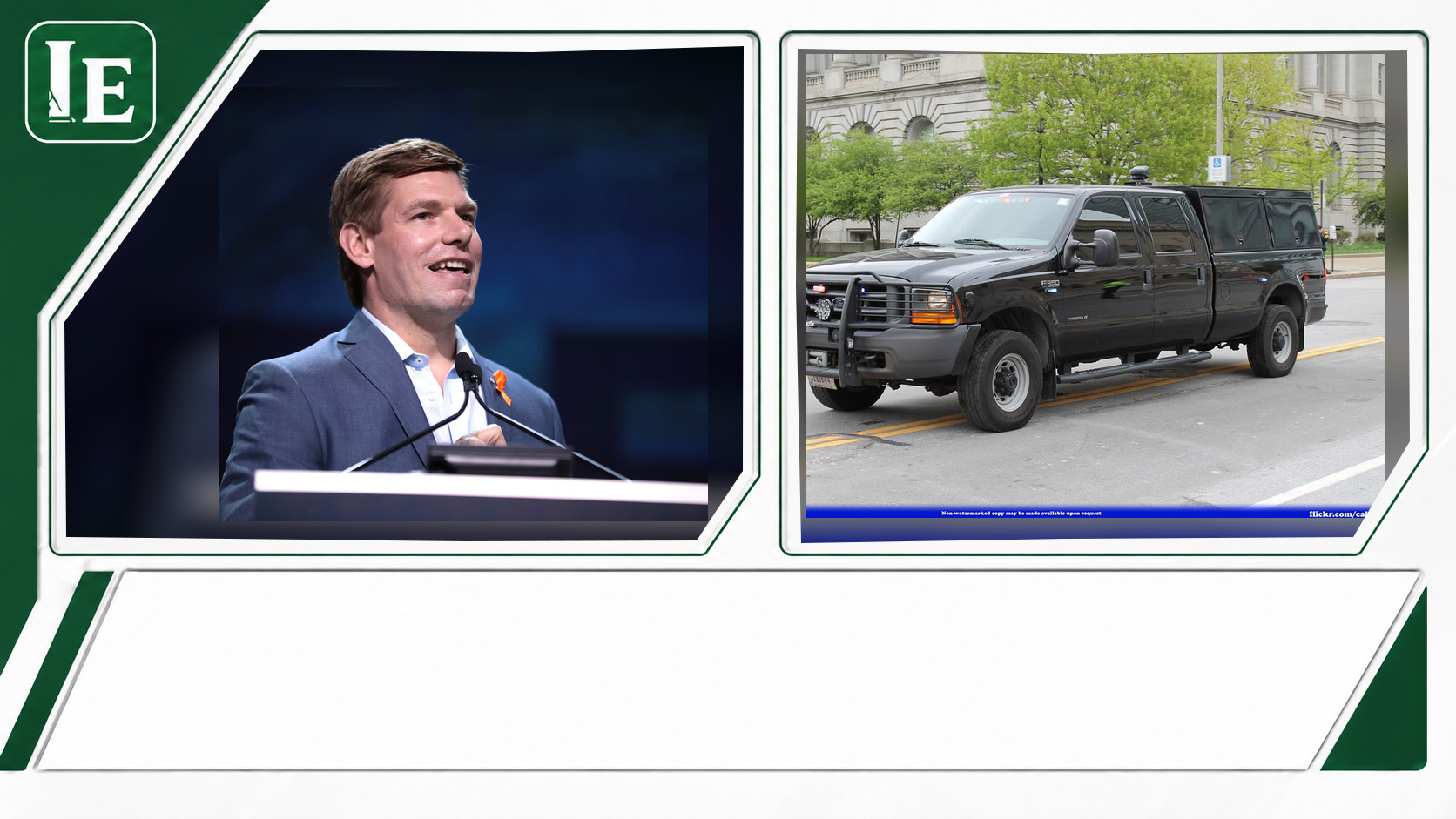 Eric Swalwell and Federal Bureau of Investigation featured editorial graphic