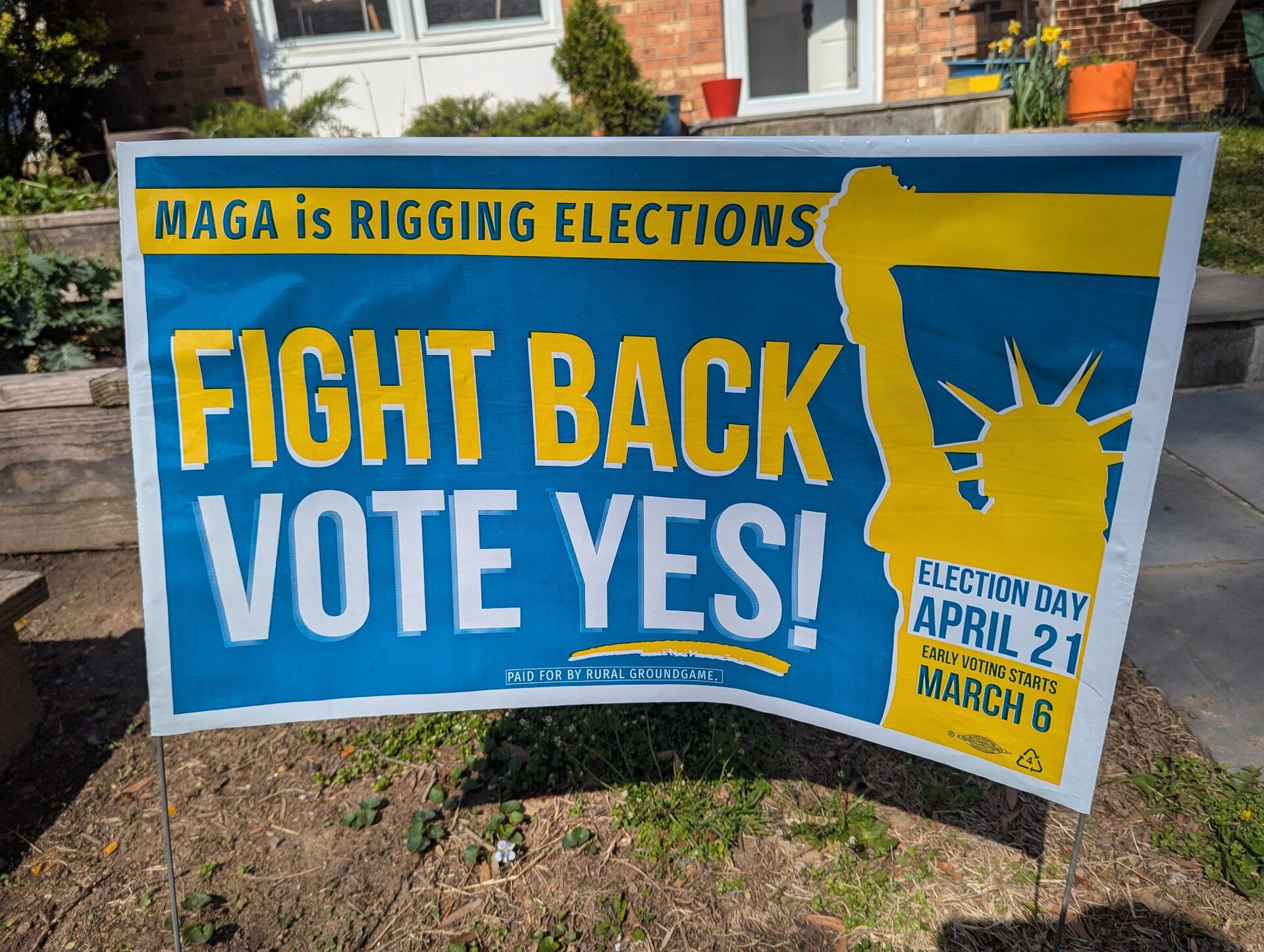 2026 Virginia Redistricting Amendment Sign