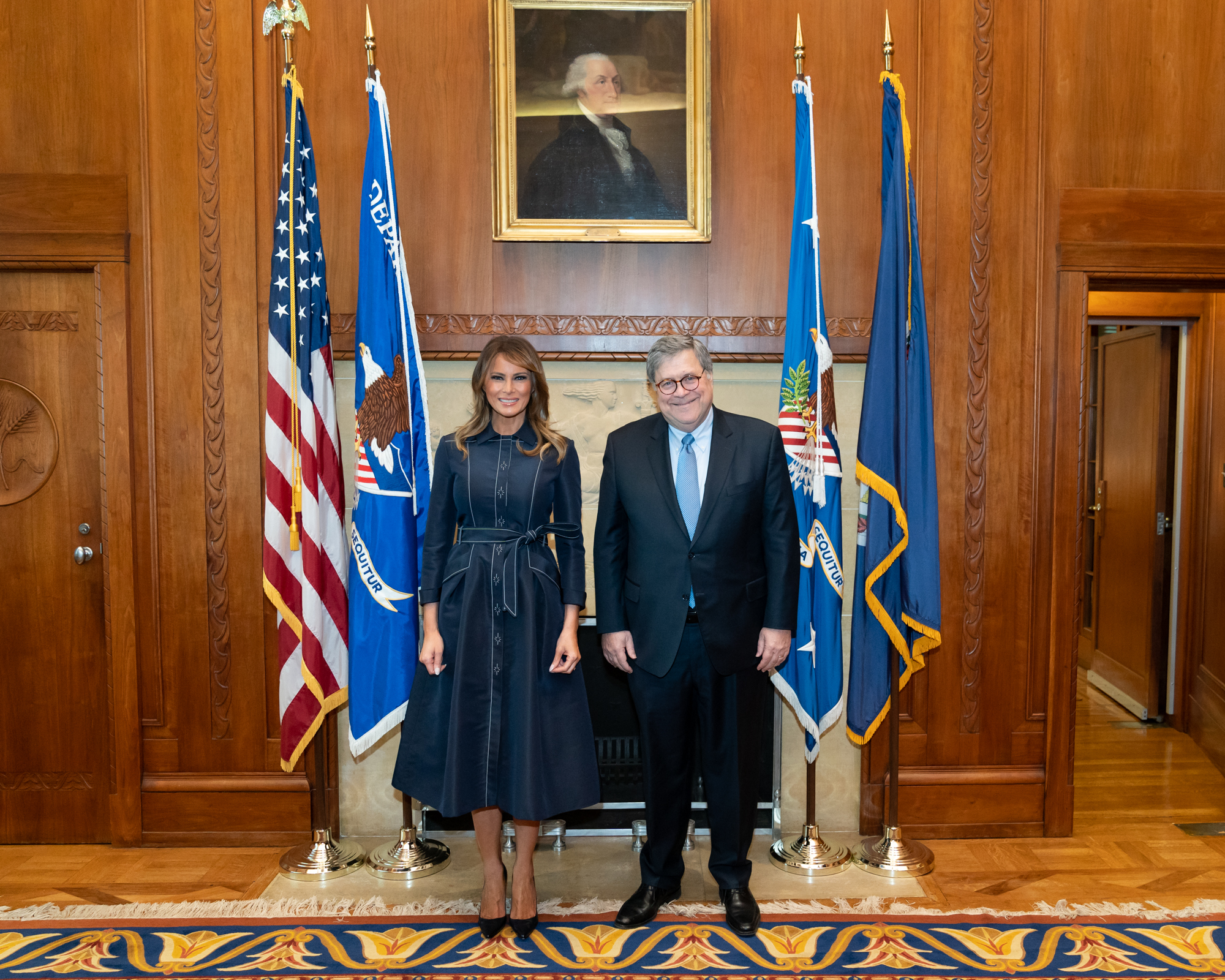 First Lady Melania Trump at the U.S. Department of Justice National Opioid Summit