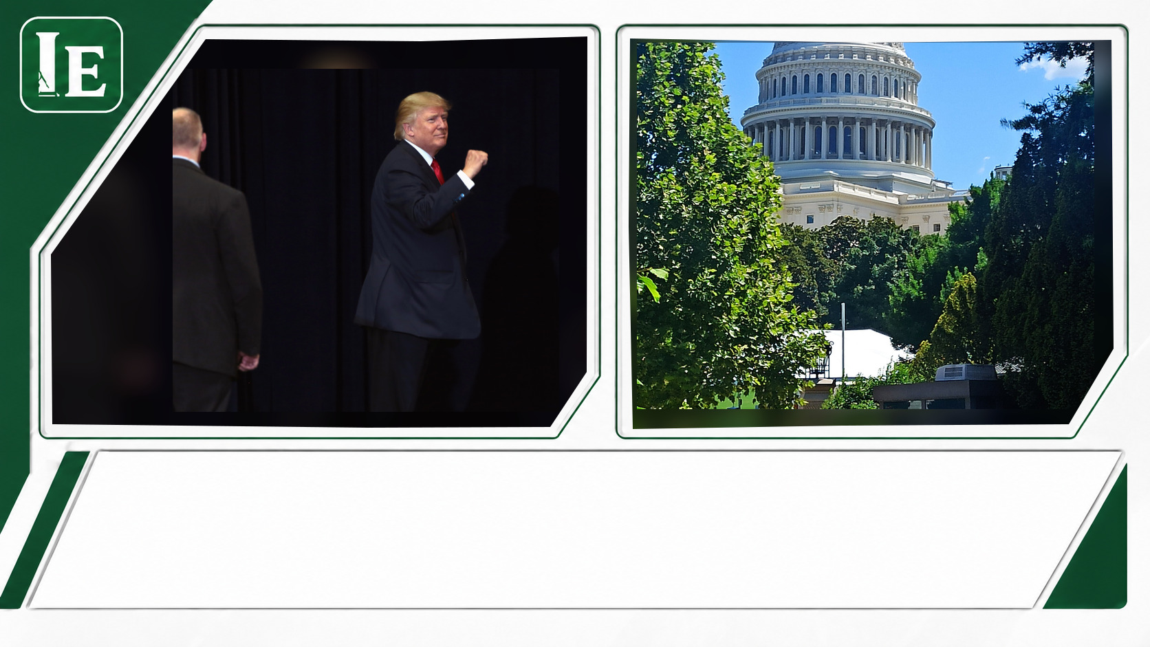 Donald Trump and United States Congress featured editorial graphic