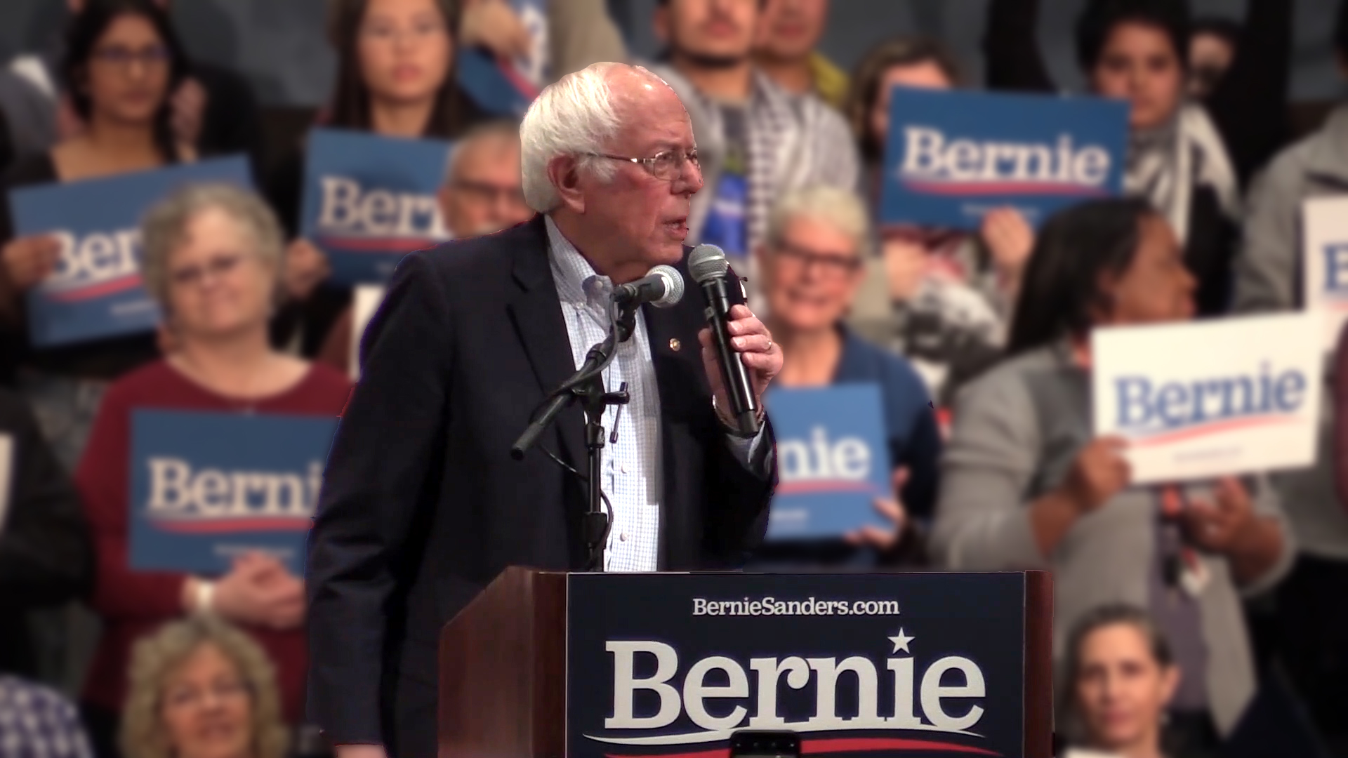 Bernie Sanders Rally Durham NC Speaking Right