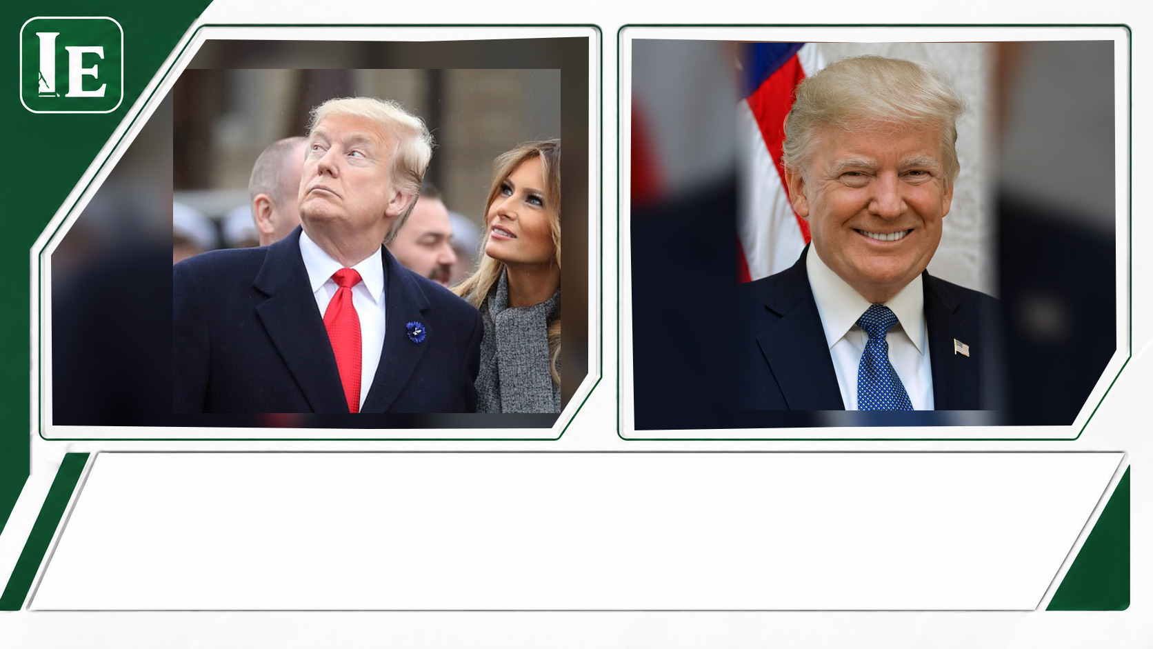 Melania Trump and Donald Trump featured editorial graphic