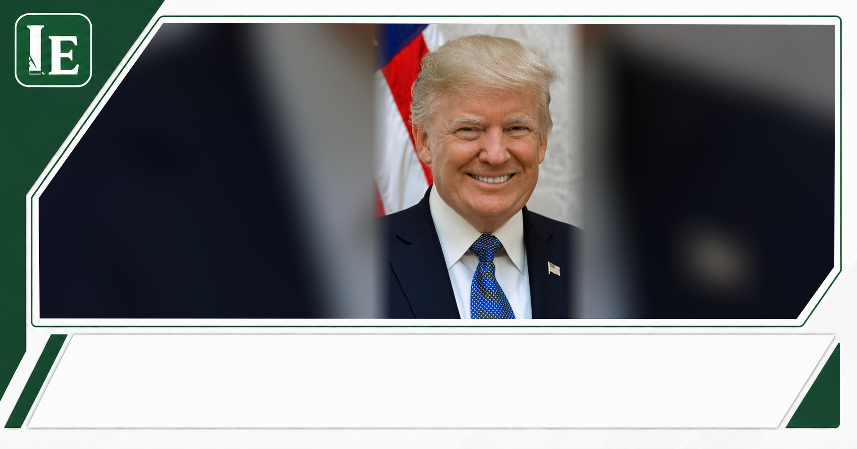 Donald Trump featured editorial graphic