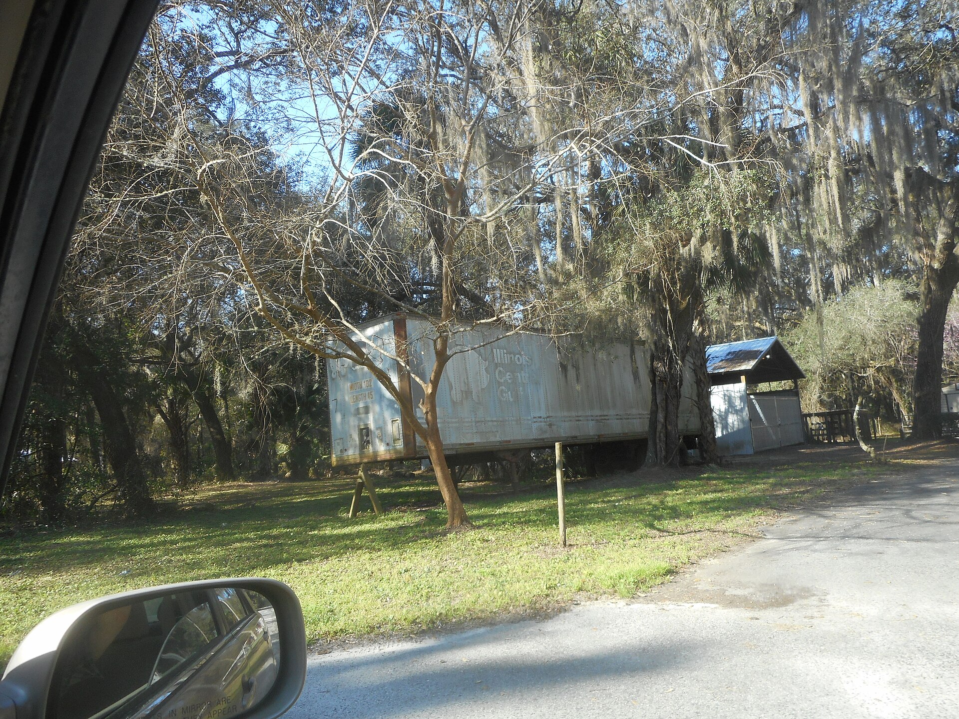 Florahome, Florida; Illinois Central Gulf Piggyback Trailer