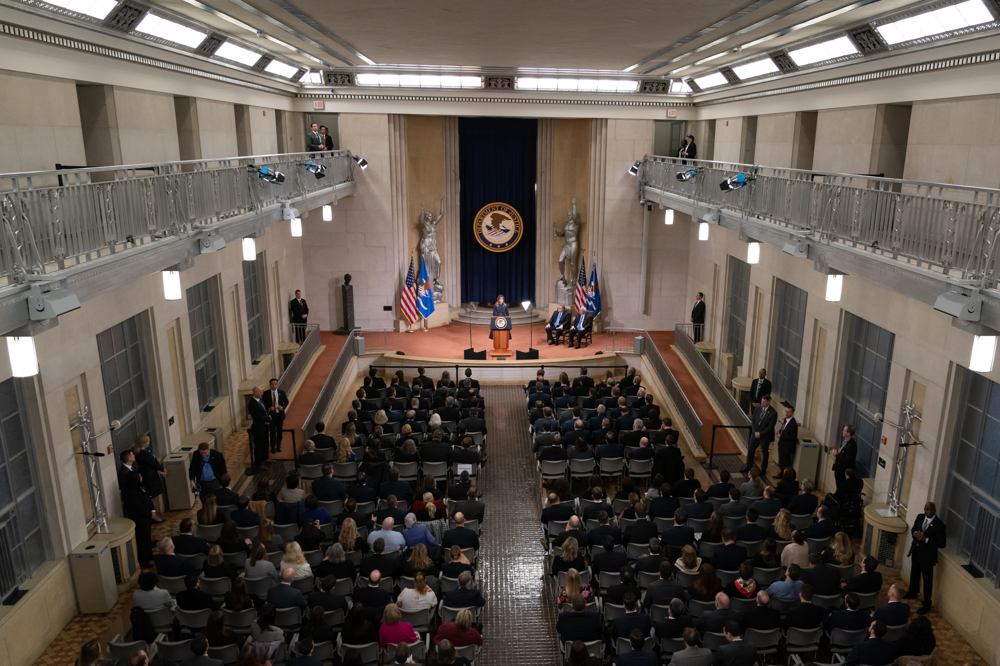 First Lady Melania Trump at the U.S. Department of Justice National Opioid Summit