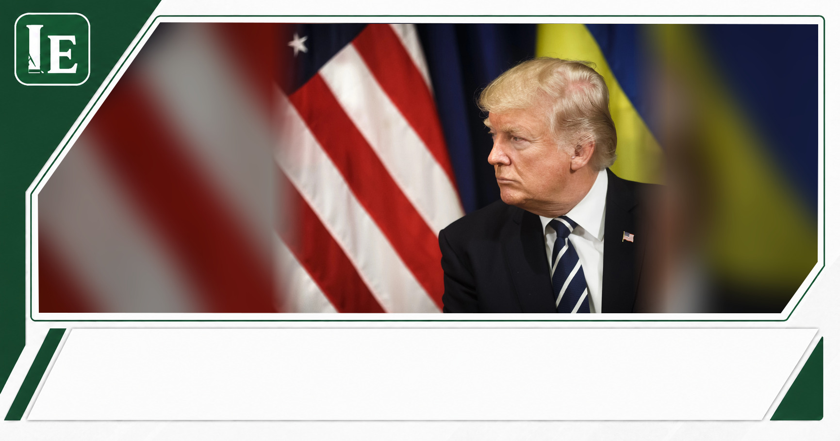 Donald Trump featured editorial graphic