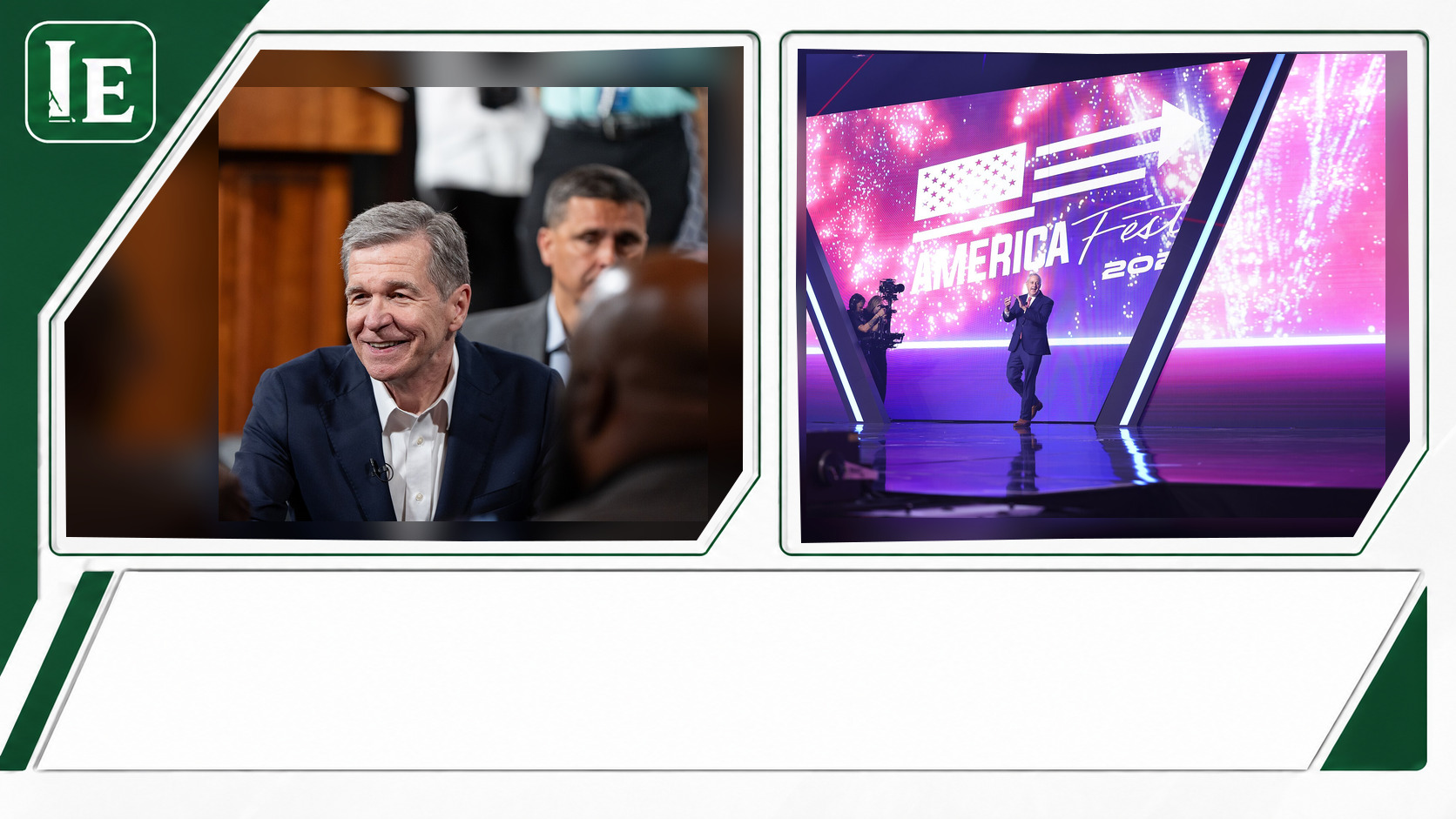 Roy Cooper and Michael Whatley featured editorial graphic