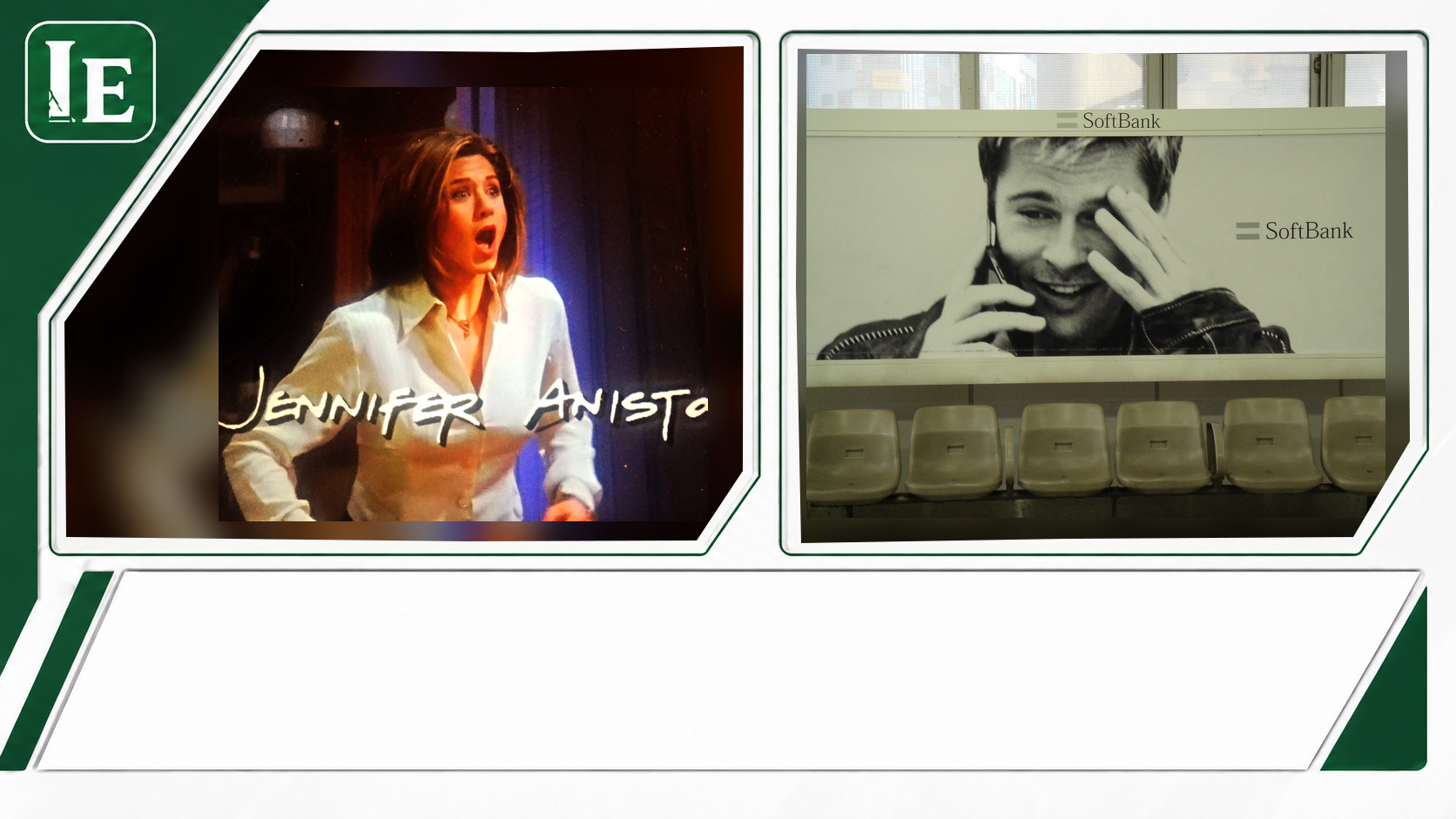 Jennifer Aniston and Brad Pitt featured editorial graphic