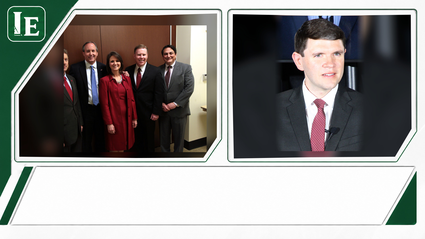 Ken Paxton and James Talarico featured editorial graphic