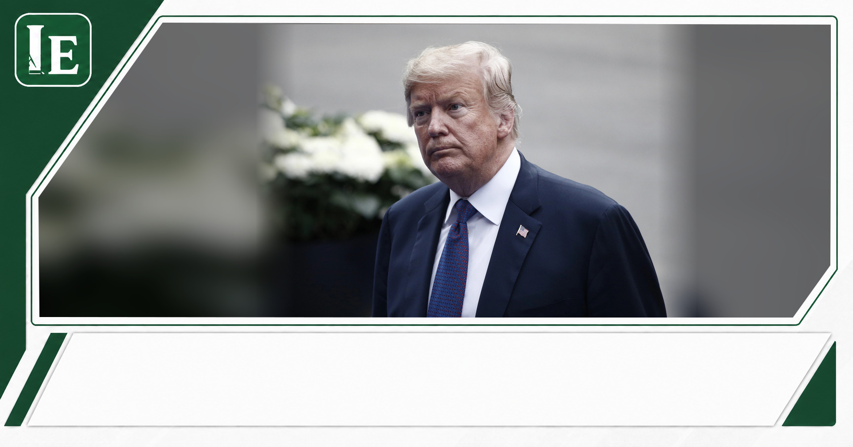 Donald Trump featured editorial graphic