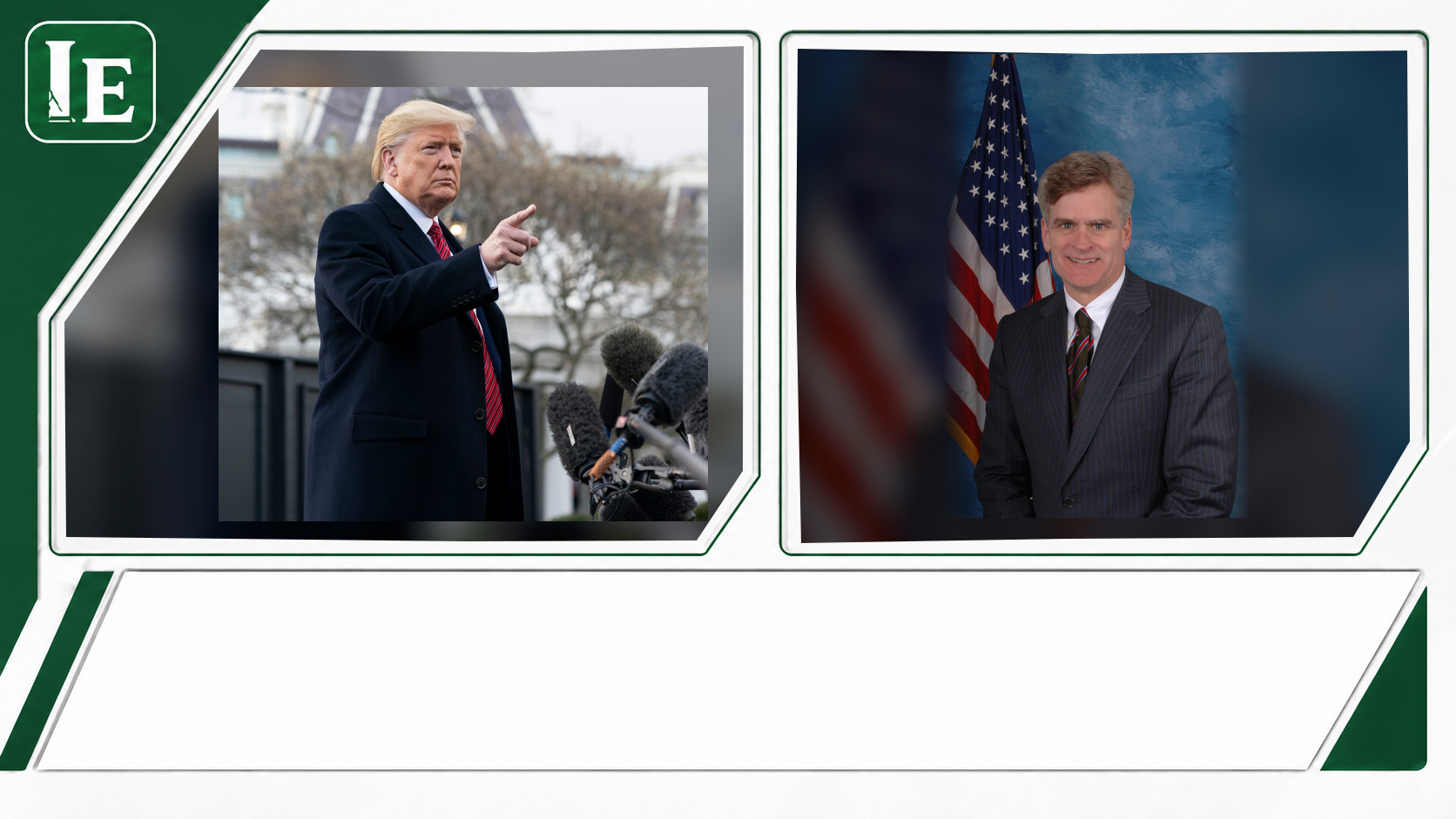 Donald Trump and Bill Cassidy featured editorial graphic