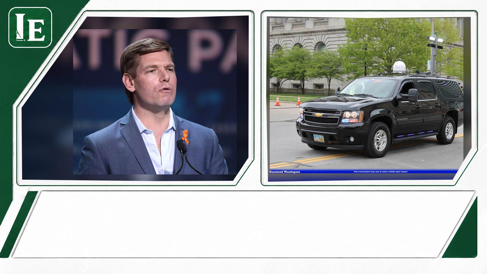 Eric Swalwell and Federal Bureau of Investigation featured editorial graphic