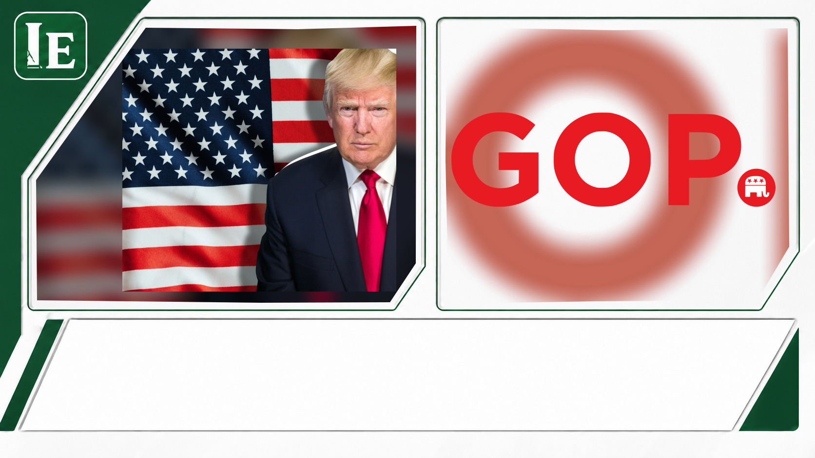 Donald Trump and Republican Party featured editorial graphic