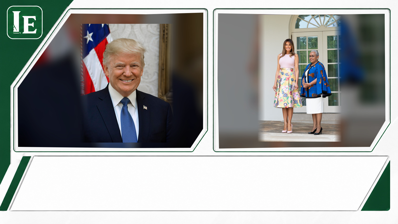 Donald Trump and Melania Trump featured editorial graphic