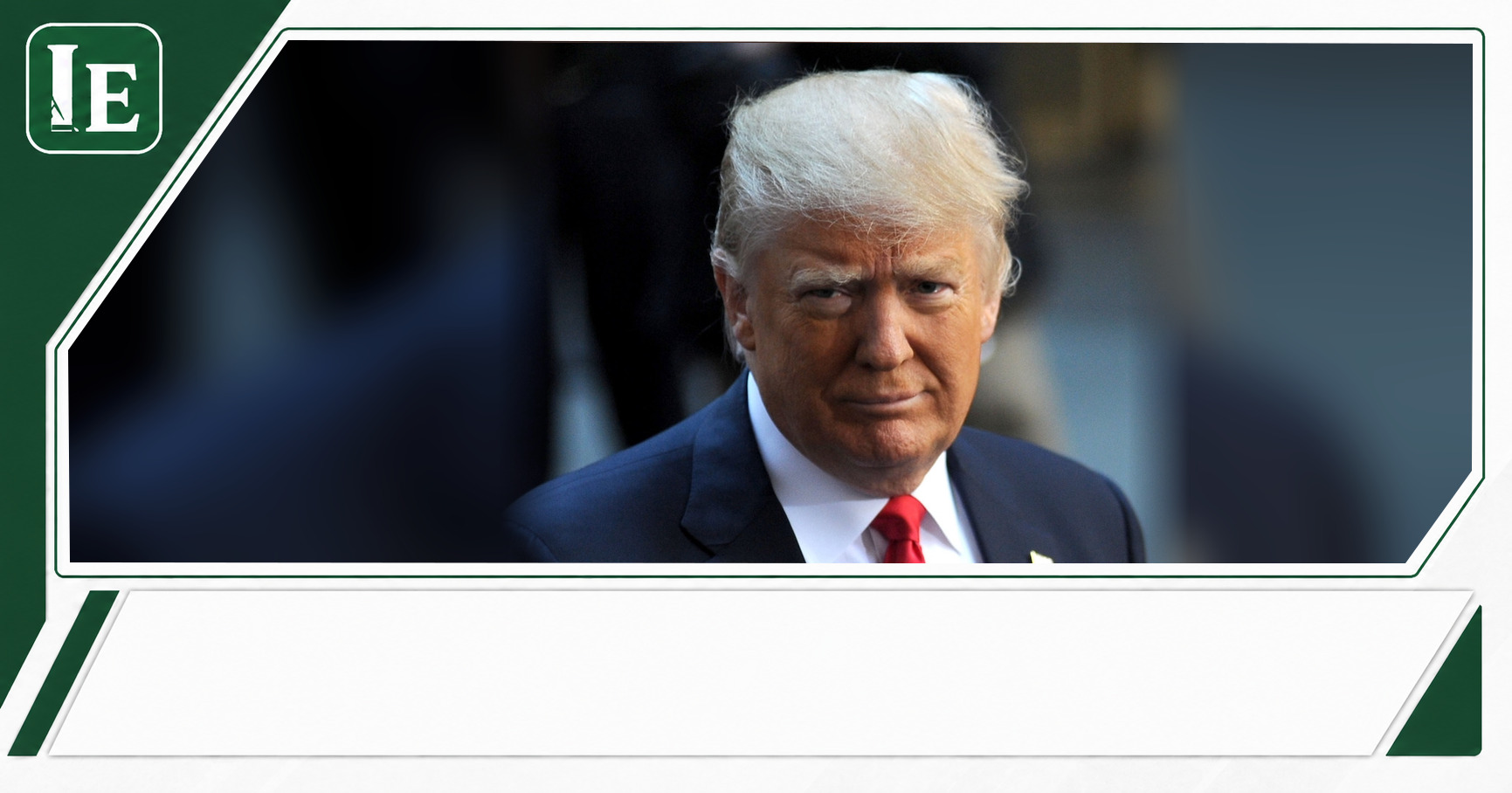 Donald Trump featured editorial graphic