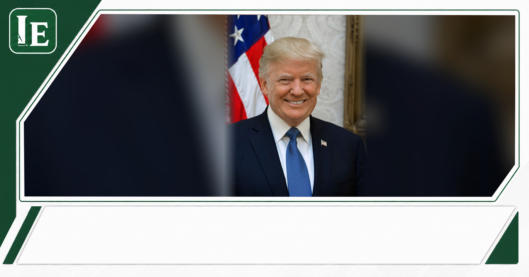 Donald Trump featured editorial graphic