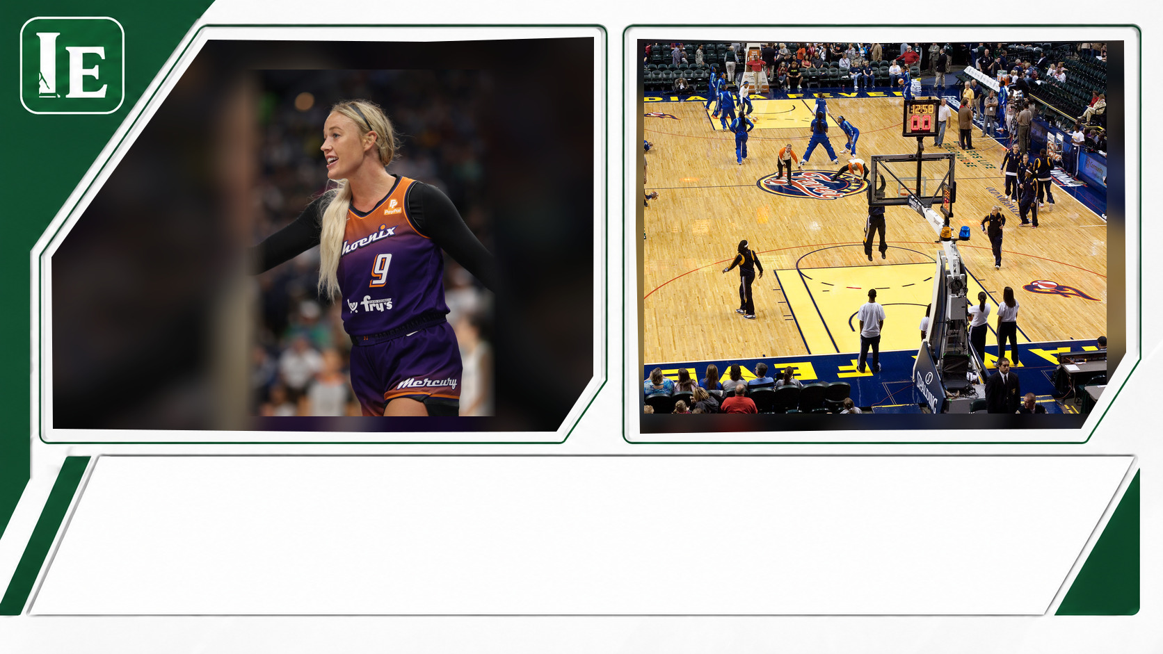 Sophie Cunningham and Indiana Fever featured editorial graphic