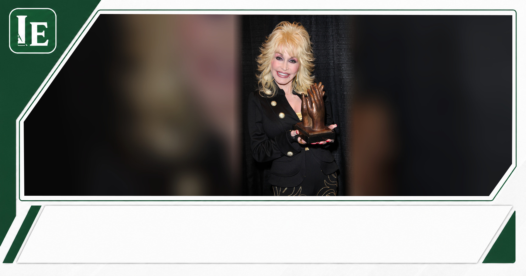 Dolly Parton featured editorial graphic