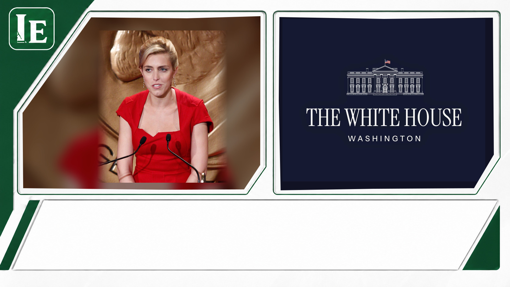 Clarissa Ward and White House featured editorial graphic