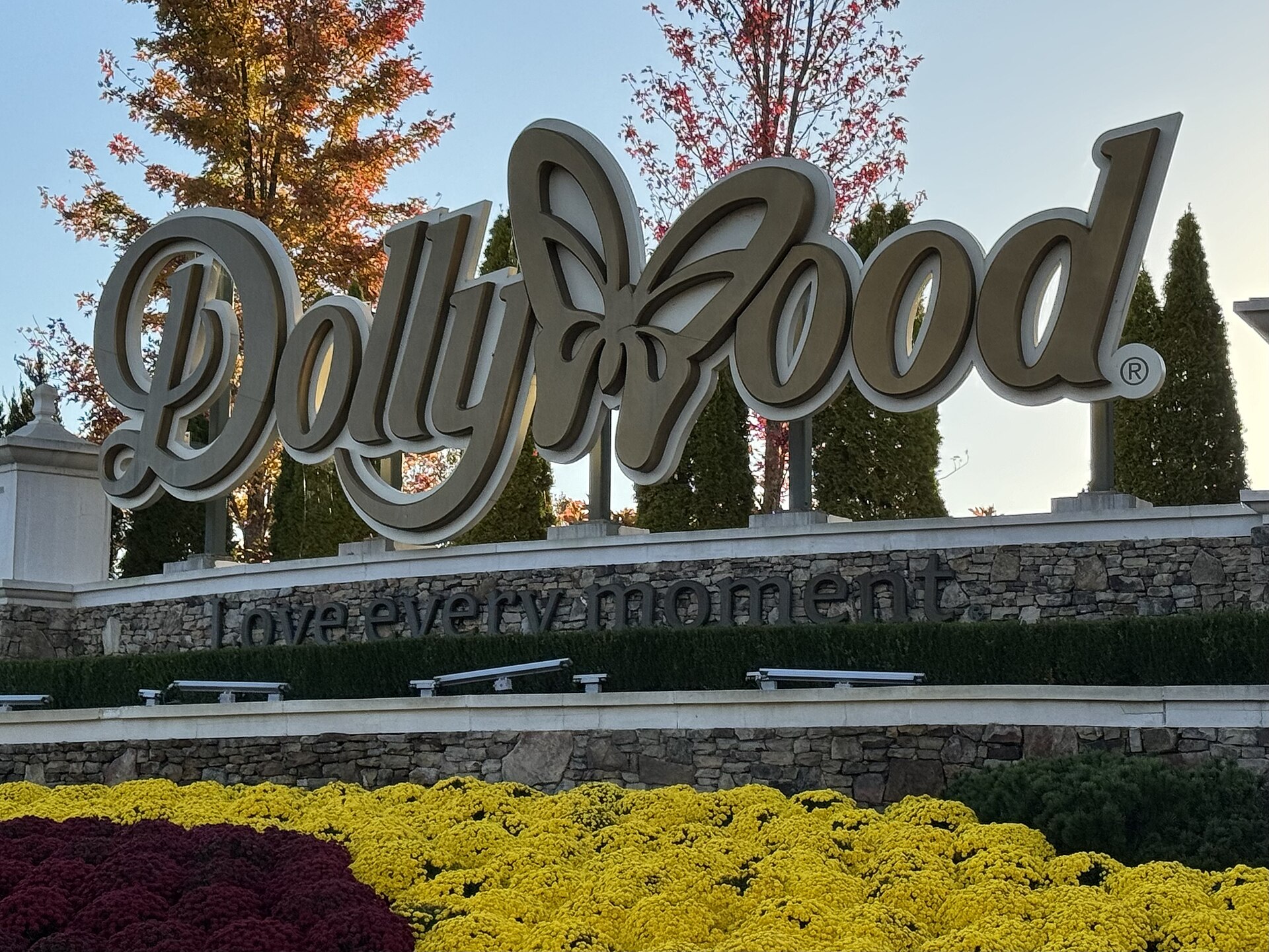 Dollywood sign October 2023 Sarah Stierch