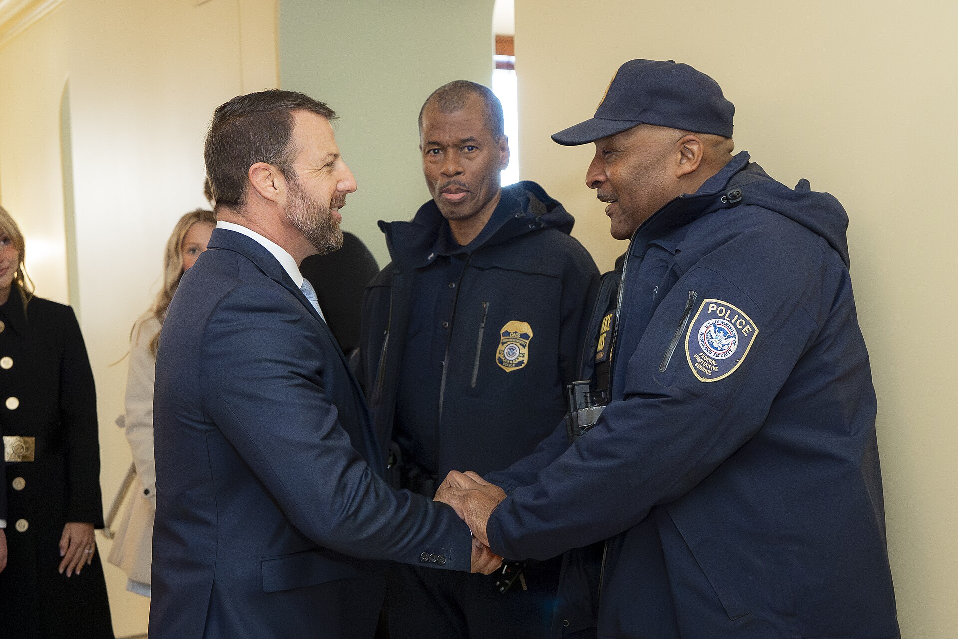 Secretary of Homeland Security Markwayne Mullin and his family tour of St. Elizabeths Campus and DHS headquarters in Washington, D.C. on March 24, 2026 29