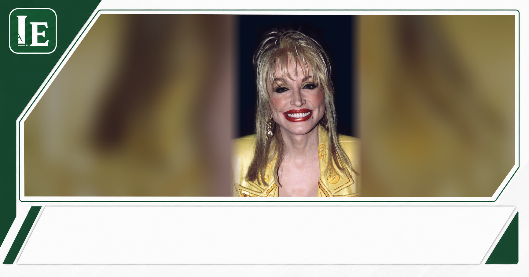 Dolly Parton featured editorial graphic