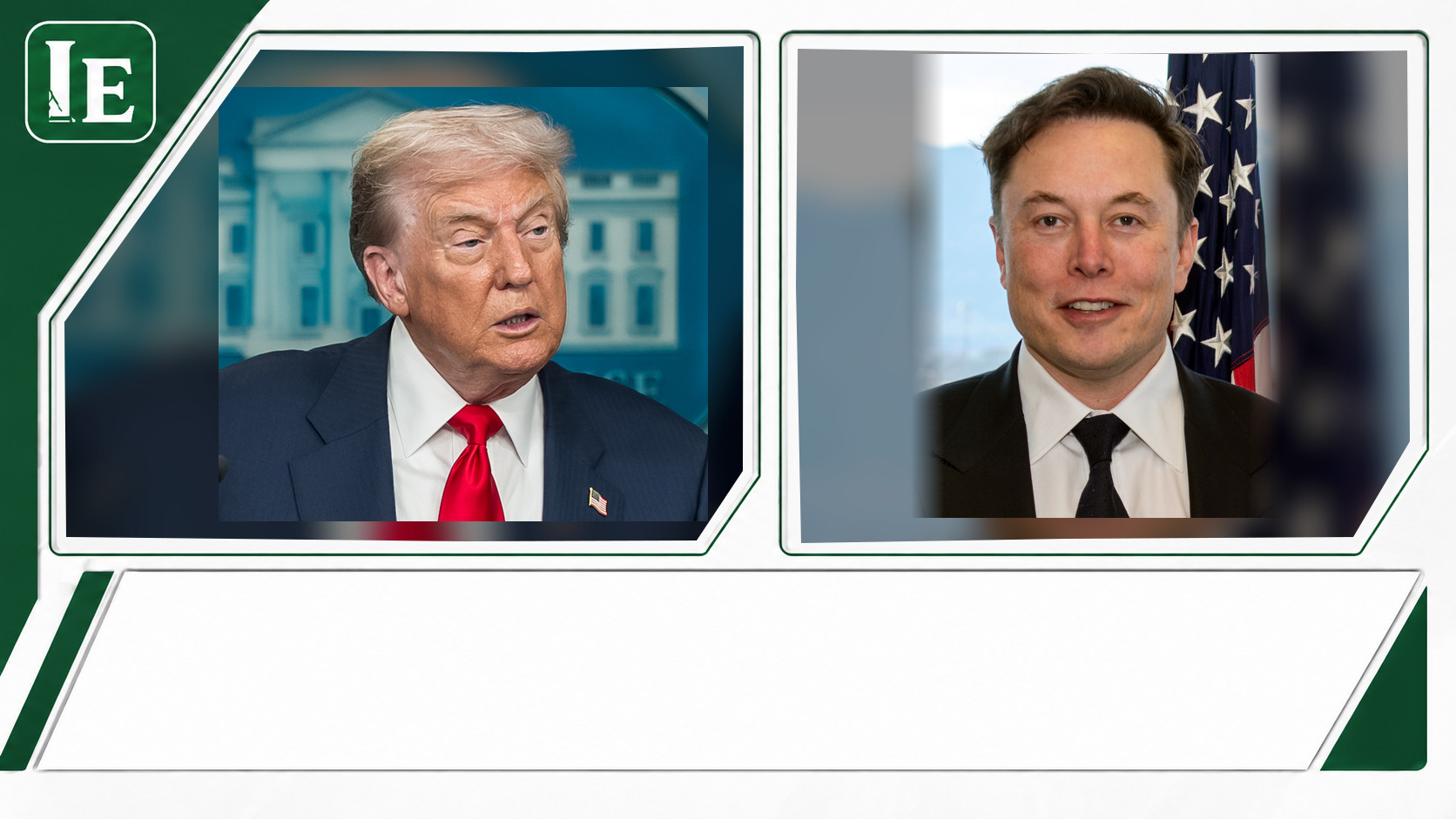 Donald Trump and Elon Musk featured editorial graphic