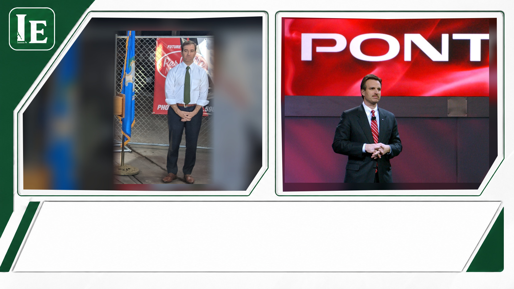 Luke Bronin and John Larson featured editorial graphic